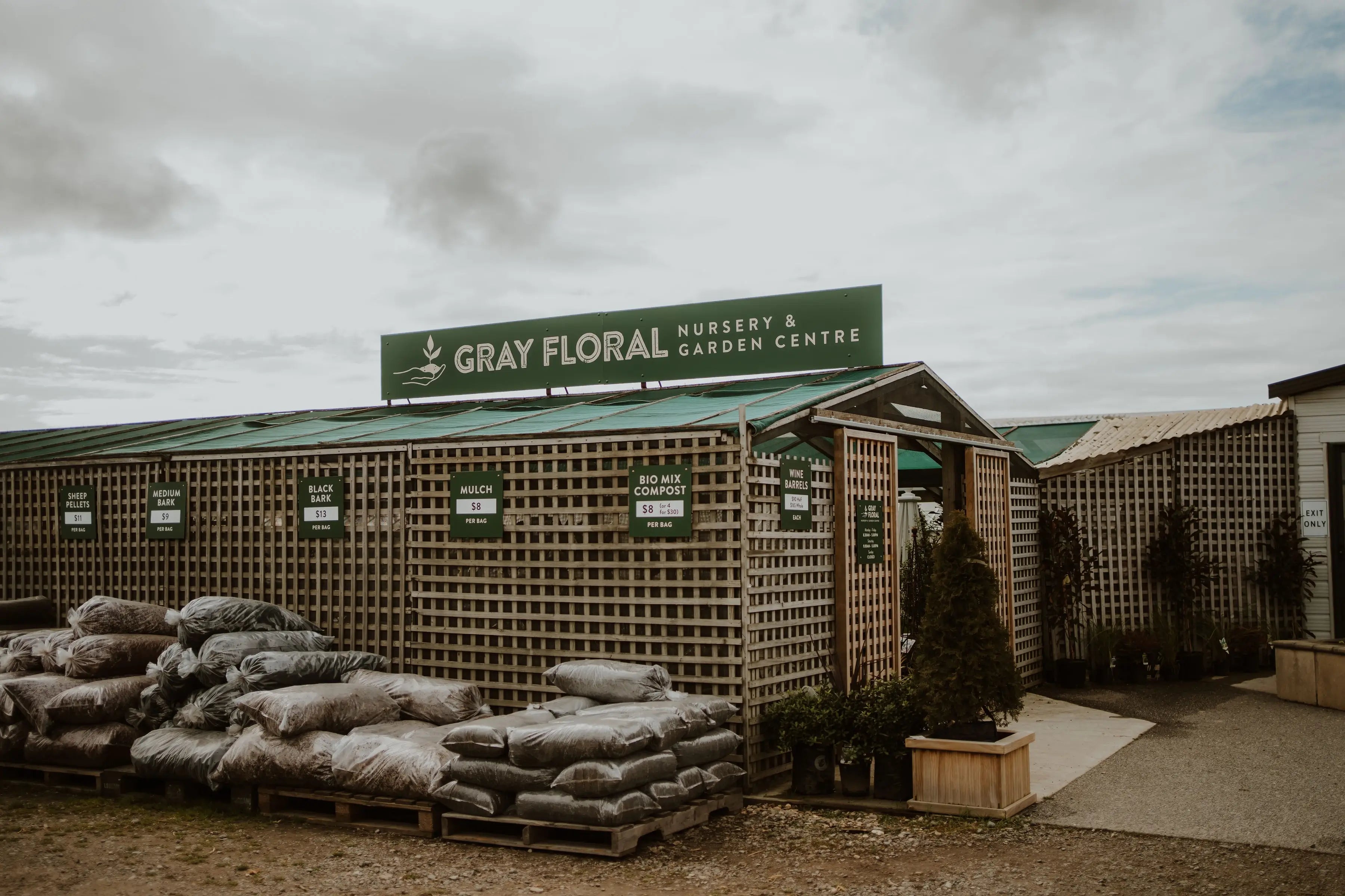 Gray Floral Nursery and Garden Centre in Blenheim, Marlborough, New Zealand for all your Bulk Landscaping Supplies